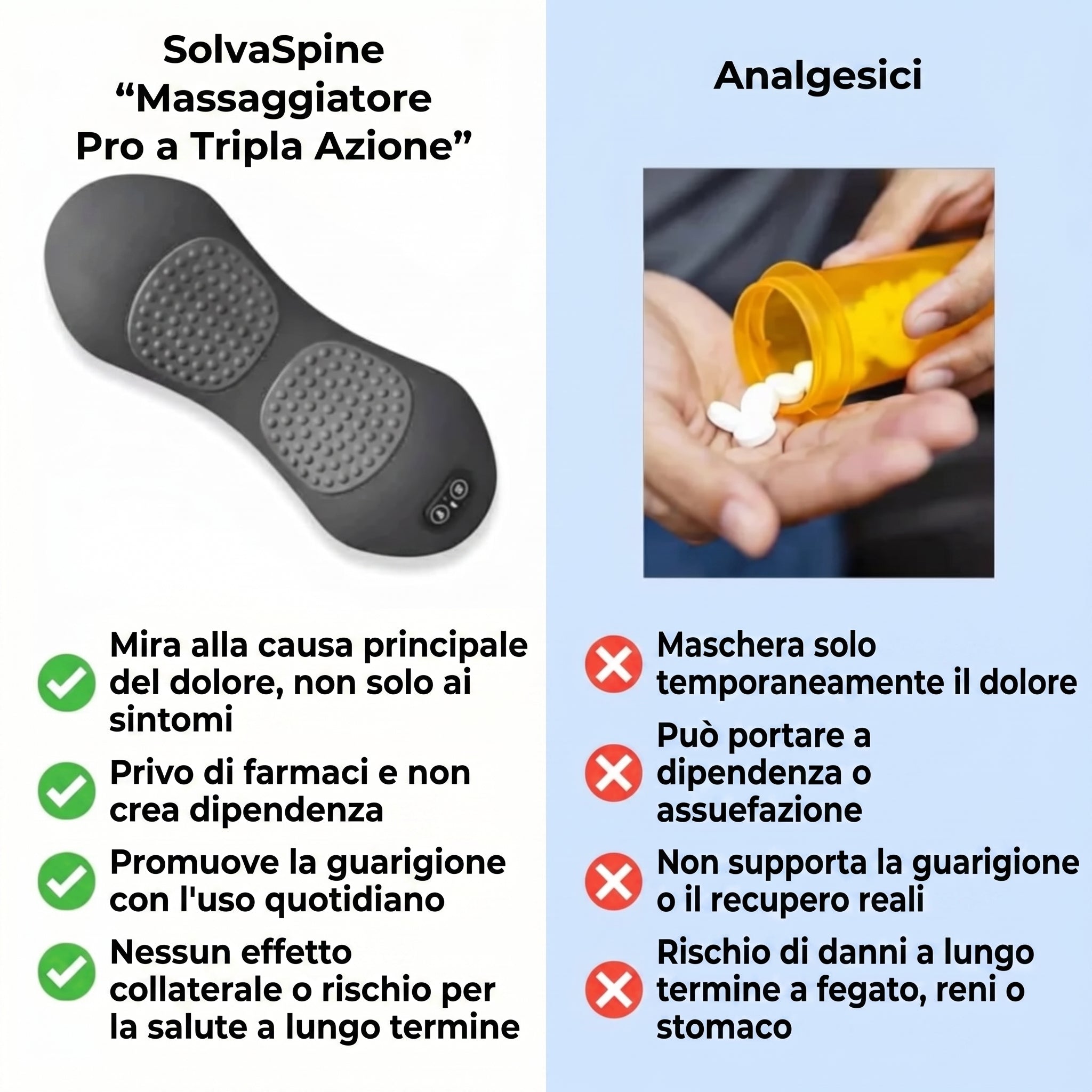 Solva - Massaggiatore Pro a Tripla Azione