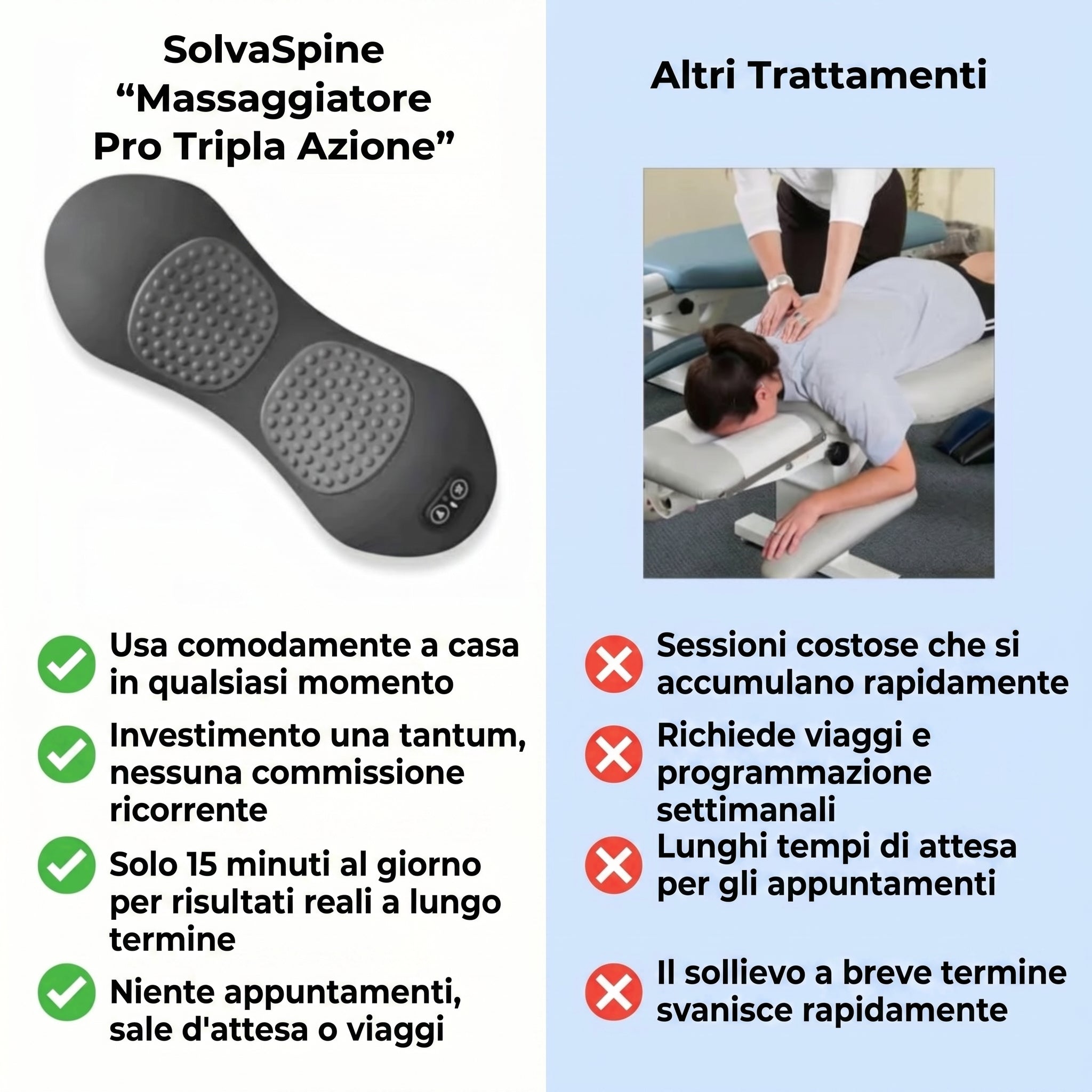 Solva - Massaggiatore Pro a Tripla Azione