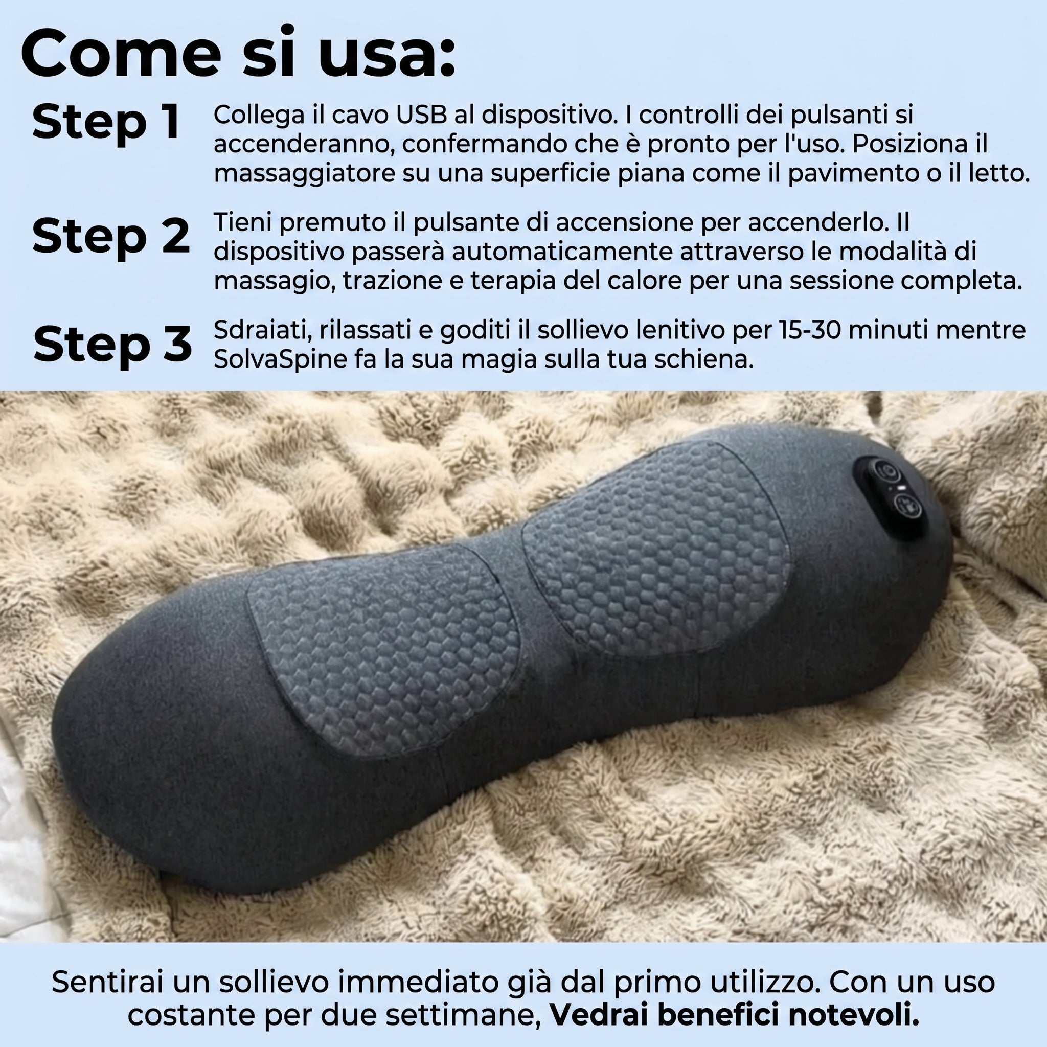 Solva - Massaggiatore Pro a Tripla Azione